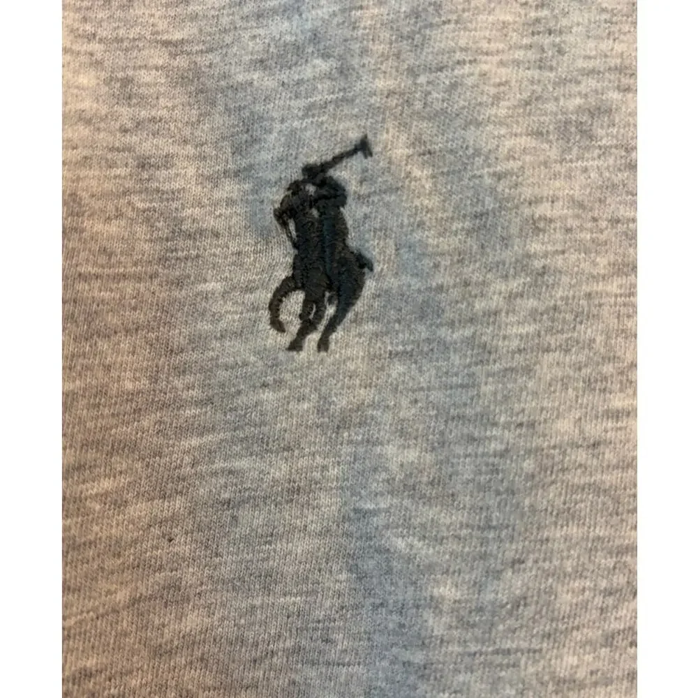 Polo Ralph Lauren Men's Long Sleeve T-Shirt Gray Pony Logo Crew Neck XL